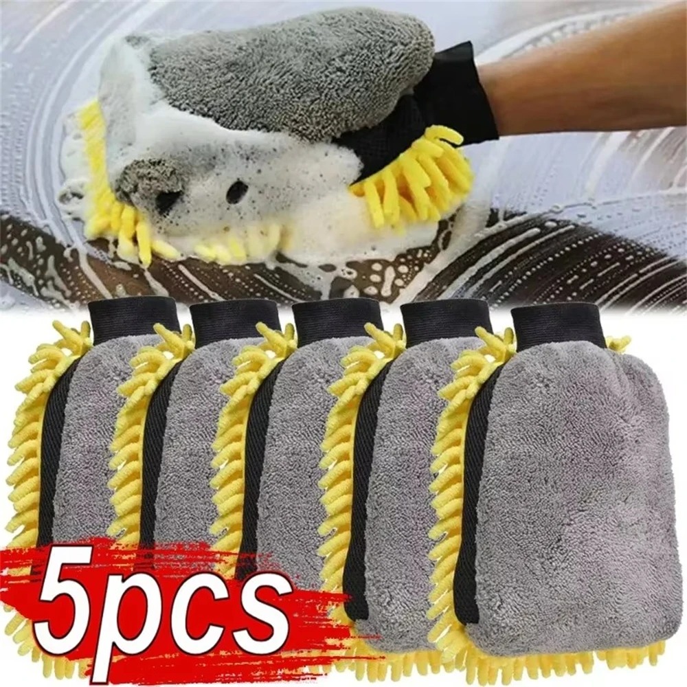 1/5 pçs luvas de lavagem de ca - Detailing Brush Set avaliação e preço