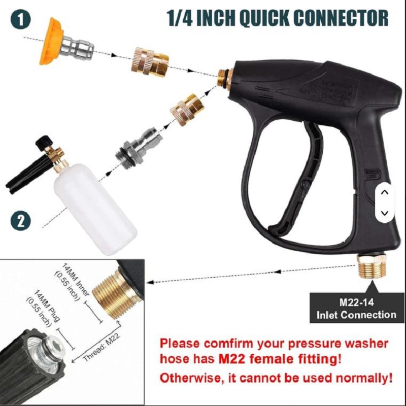 Lavadora de carro, pistola de  - Pressure Washer Foam Gun avaliação e preço