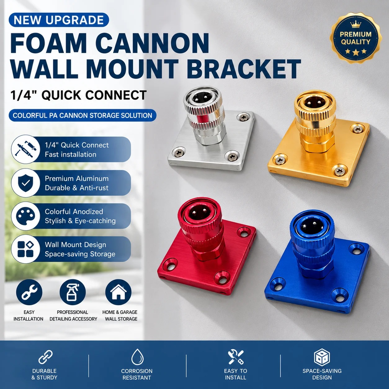 Suporte de Parede para Canhão  - Foam Cannon Car Wash avaliação e preço